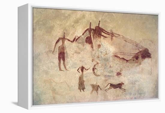 People on Chariots, 6,000Bc-500Ad-null-Framed Premier Image Canvas