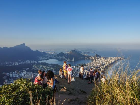 People On Top Of The Dois Irmaos Mountain Rio De Janeiro Brazil South America Photographic Print Karol Kozlowski Art Com People On Top Of The Dois Irmaos Mountain Rio De Janeiro Brazil South America Photographic Print Karol Kozlowski Art Com