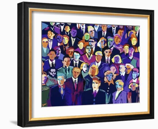 People-People-Diana Ong-Framed Giclee Print