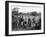 People Playing Lawn Tennis-null-Framed Giclee Print