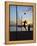 People Playing Volley Ball on White Beach at Sunset, Boracay, Philippines-Ian Trower-Framed Premier Image Canvas