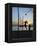 People Playing Volley Ball on White Beach at Sunset, Boracay, Philippines-Ian Trower-Framed Premier Image Canvas