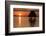 People Relaxing at Sunset, Lago Peten Itza, El Remate, Guatemala, Central America-Colin Brynn-Framed Photographic Print