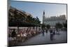 People Relaxing in In the Evening in Plaza De Santa Ana in Madrid, Spain, Europe-Martin Child-Mounted Photographic Print