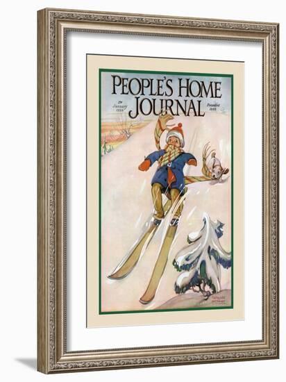 People's Home Journal: January 1926-Harrison Mccreary-Framed Art Print