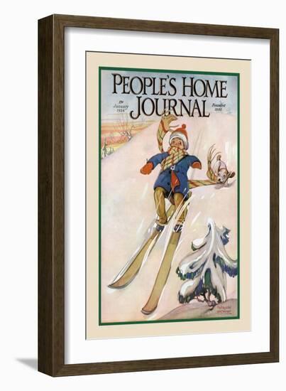 People's Home Journal: January 1926-Harrison Mccreary-Framed Art Print