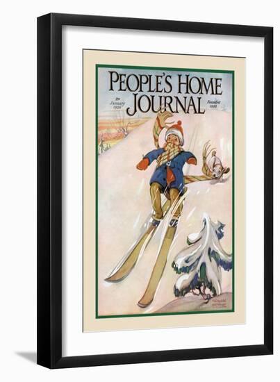 People's Home Journal: January 1926-Harrison Mccreary-Framed Art Print