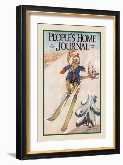 People's Home Journal: January 1926-Harrison Mccreary-Framed Art Print