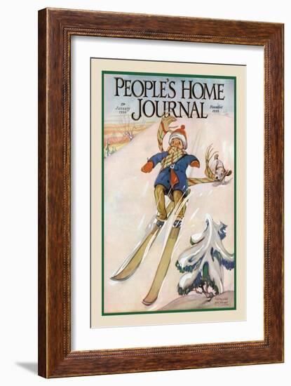 People's Home Journal: January 1926-Harrison Mccreary-Framed Art Print