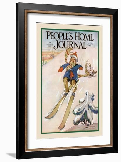 People's Home Journal: January 1926-Harrison Mccreary-Framed Art Print