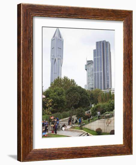 People's Square, Shanghai, China, Asia-Amanda Hall-Framed Photographic Print