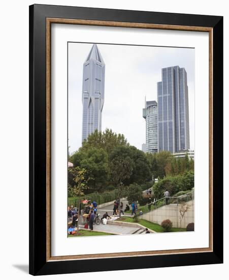 People's Square, Shanghai, China, Asia-Amanda Hall-Framed Photographic Print