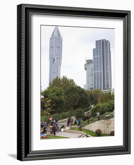 People's Square, Shanghai, China, Asia-Amanda Hall-Framed Photographic Print