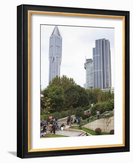 People's Square, Shanghai, China, Asia-Amanda Hall-Framed Photographic Print