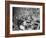 People Shopping for Food in Local Store-null-Framed Photographic Print