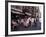 People Sitting at an Outdoor Restaurant, Little Italy, Manhattan, New York State-Yadid Levy-Framed Photographic Print