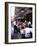 People Sitting at an Outdoor Restaurant, Little Italy, Manhattan, New York State-Yadid Levy-Framed Photographic Print