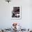 People Sitting at an Outdoor Restaurant, Little Italy, Manhattan, New York State-Yadid Levy-Framed Photographic Print displayed on a wall