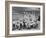 People Sketching Outside Ranchos de Taos Mission Church-Thomas D^ Mcavoy-Framed Photographic Print