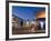 People Stood in Shop Doorway at Dusk, Oaxaca, Oaxaca State, Mexico-Peter Adams-Framed Photographic Print