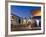 People Stood in Shop Doorway at Dusk, Oaxaca, Oaxaca State, Mexico-Peter Adams-Framed Photographic Print