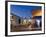 People Stood in Shop Doorway at Dusk, Oaxaca, Oaxaca State, Mexico-Peter Adams-Framed Photographic Print