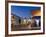 People Stood in Shop Doorway at Dusk, Oaxaca, Oaxaca State, Mexico-Peter Adams-Framed Photographic Print