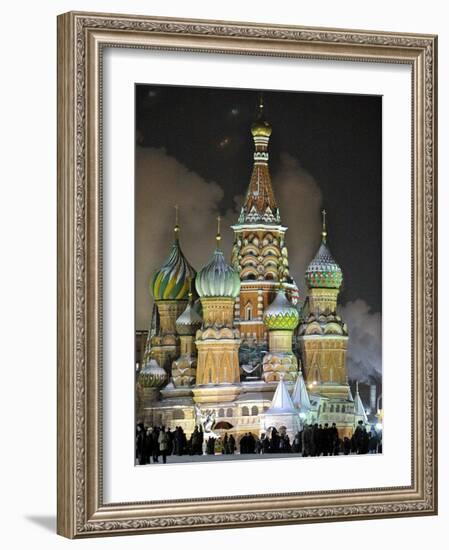 People Stroll-null-Framed Photographic Print