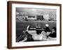 People Sunbathing During the Cannes Film Festival-Paul Schutzer-Framed Photographic Print
