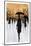 People under Rain in New York-isaxar-Mounted Photographic Print