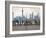 People Viewing the Pudong Skyline and the Oriental Pearl Tower from the Bund, Shanghai, China, Asia-Amanda Hall-Framed Photographic Print