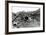 People Walk Through the Charred Ruins of Nagasaki-null-Framed Photographic Print