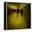 People Walking Along a Tunnel-Luis Beltran-Framed Premier Image Canvas