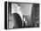 People Walking Between Sound Stages at Warner Brothers Studio-Margaret Bourke-White-Framed Premier Image Canvas