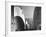 People Walking Between Sound Stages at Warner Brothers Studio-Margaret Bourke-White-Framed Premium Photographic Print