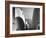 People Walking Between Sound Stages at Warner Brothers Studio-Margaret Bourke-White-Framed Photographic Print