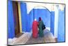 People Walking in Oudaia Kasbah, Rabat, Morocco, North Africa-Neil Farrin-Mounted Photographic Print