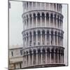 People Walking on Upper Levels of the Tower of Pisa-Ralph Crane-Mounted Photographic Print