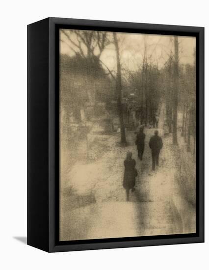 People Walking-Kevin Cruff-Framed Premier Image Canvas