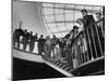 People Watching Remote Control Metal "Hands" in Atomic Energy Exhibit at Brussels World's Fair-Michael Rougier-Mounted Photographic Print