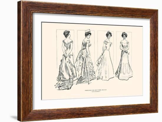 People Who Will Have Their Own Way-Charles Dana Gibson-Framed Premium Giclee Print