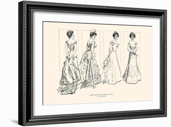 People Who Will Have Their Own Way-Charles Dana Gibson-Framed Premium Giclee Print