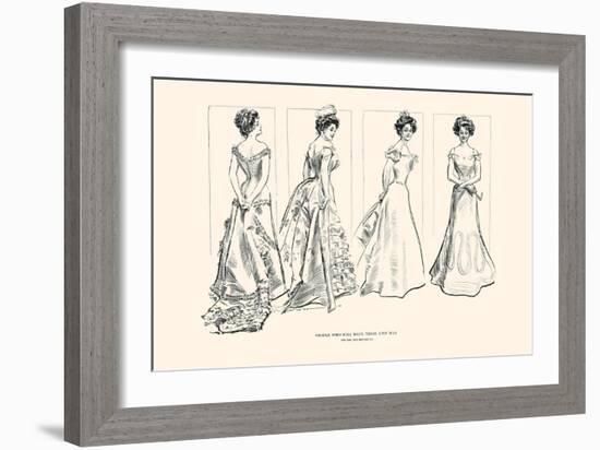 People Who Will Have Their Own Way-Charles Dana Gibson-Framed Art Print