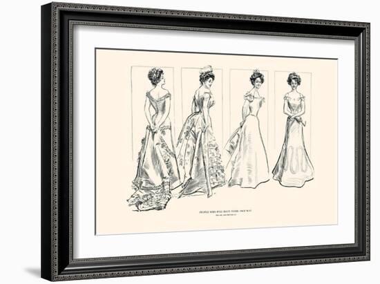 People Who Will Have Their Own Way-Charles Dana Gibson-Framed Art Print