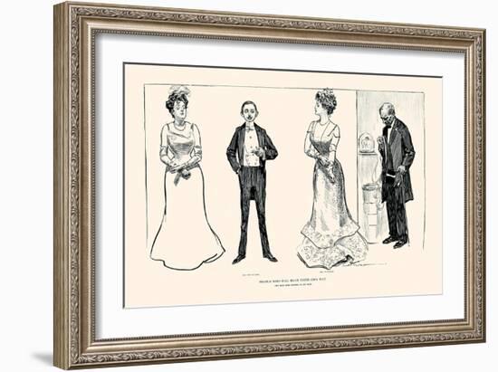 People Who Will Have Their Own Way-Charles Dana Gibson-Framed Art Print