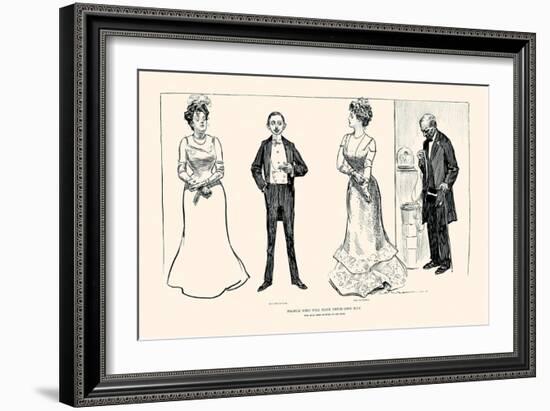 People Who Will Have Their Own Way-Charles Dana Gibson-Framed Art Print