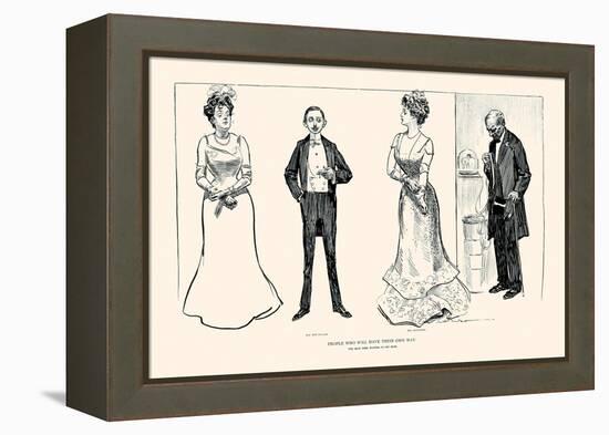 People Who Will Have Their Own Way-Charles Dana Gibson-Framed Stretched Canvas