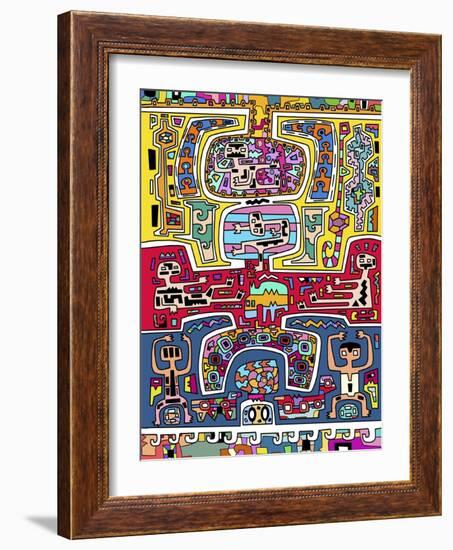 People YRB-Miguel Balbas-Framed Giclee Print