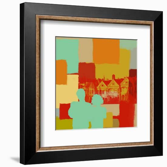 People-Yashna-Framed Art Print