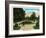 Peoria, Illinois, Scenic View in Bradley Park-Lantern Press-Framed Art Print